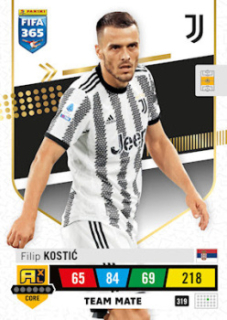Filip Kostic Juventus FC 2023 FIFA 365 Team Mate #319